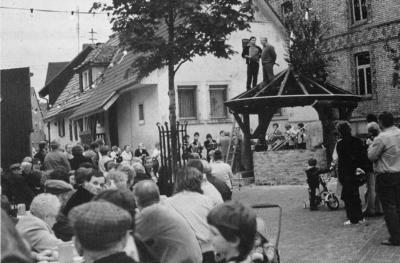 Schafsbrunnen Richtfest